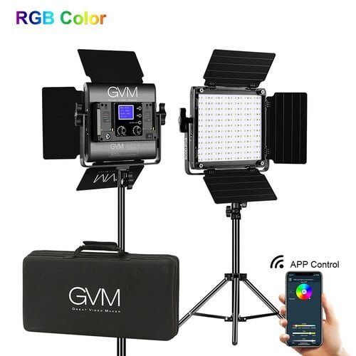 GVM 800D-RGB LED Studio Video Light - Image 2