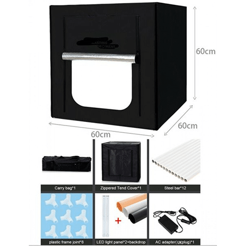 Photography Studio Lightbox 60*60*60CM LED