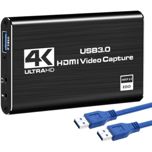CAPTURE CARD 4K + AUDIO