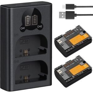 K&F Concept LP-E6NH Replacement Battery & Charger