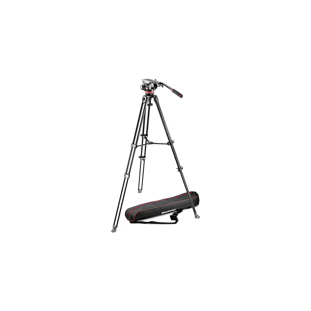Manfrotto MVH502A Fluid Head and MVT502AM Tripod