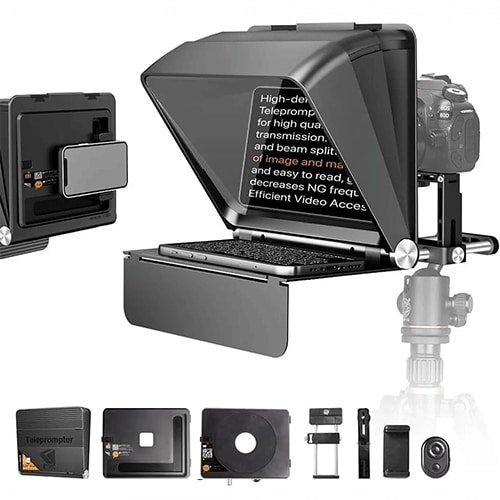 LENSGO TC7II Portable Phone and Camera Teleprompter