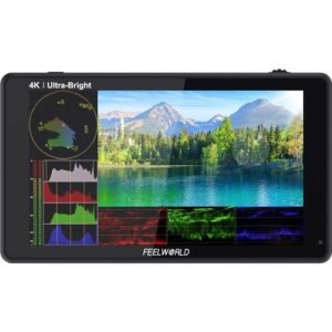 FeelWorld LUT6S 6″ 2600 cd/m² 4K HDMI/3G-SDI Touchscreen Monitor